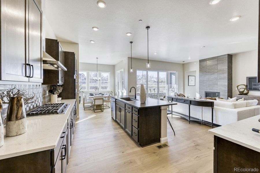Furnished interior view inside a new home in , Broomfield (Image 8).