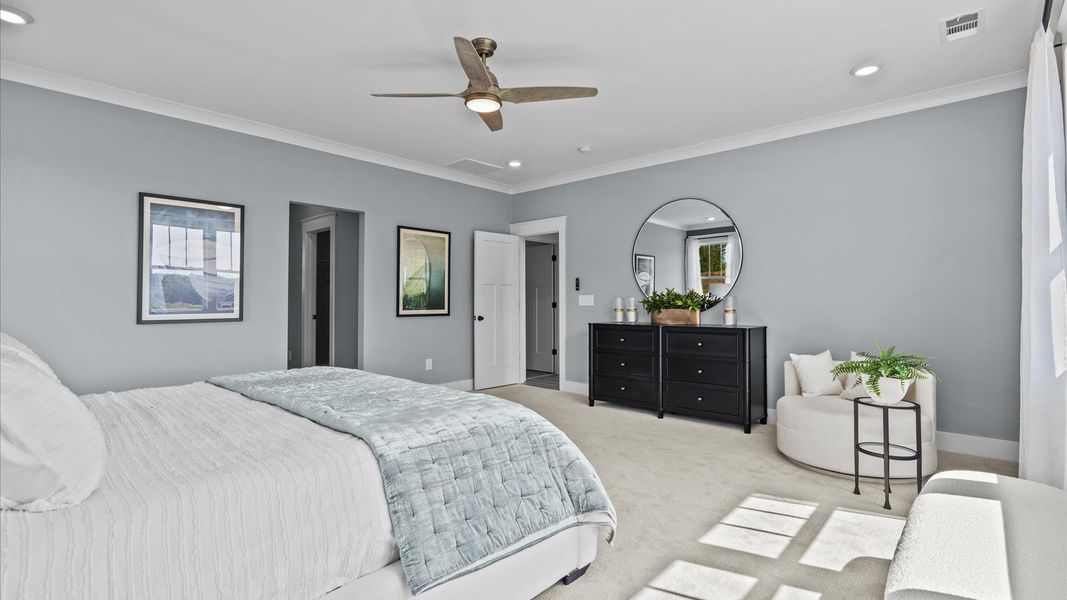 Furnished interior view inside a new home in Benjamin's Grove, Woodruff (Image 15). Furnished interior view inside a new home in Benjamin's Grove, Woodruff (Image 15).