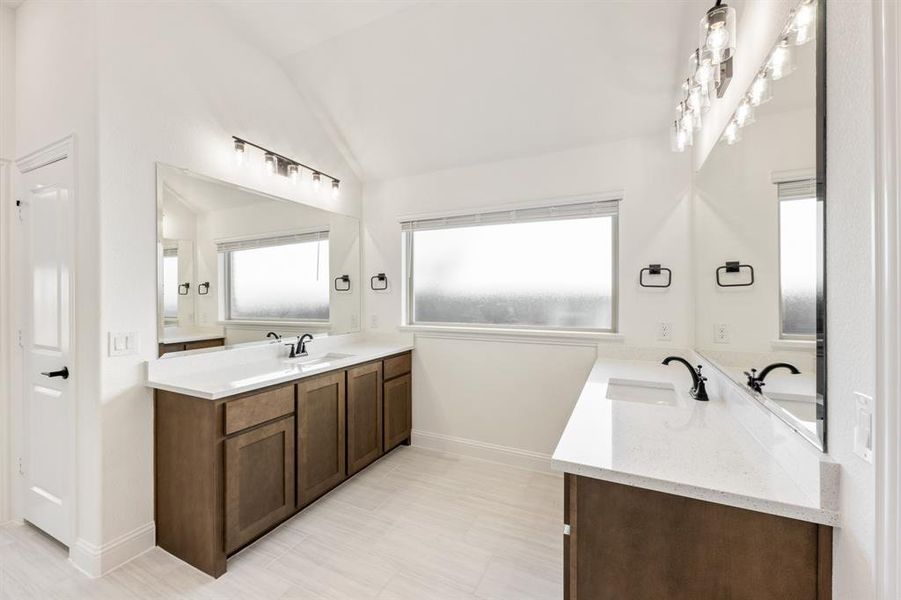 Furnished interior view inside a new home in Ridge Ranch Classic 60, Mesquite (Image 13).