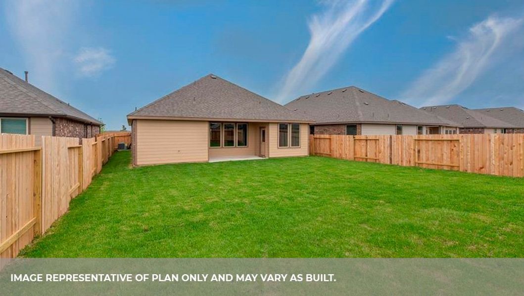 Representative exterior photo of a completed home built from the Fannin by D.R. Horton in Westwood, League City, TX (Image 15).