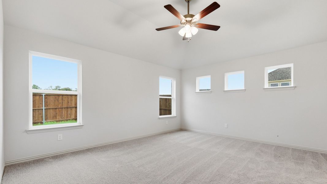 Furnished interior view inside a new home in Thompson Farms, Van Alstyne (Image 8). Furnished interior view inside a new home in Thompson Farms, Van Alstyne (Image 8).