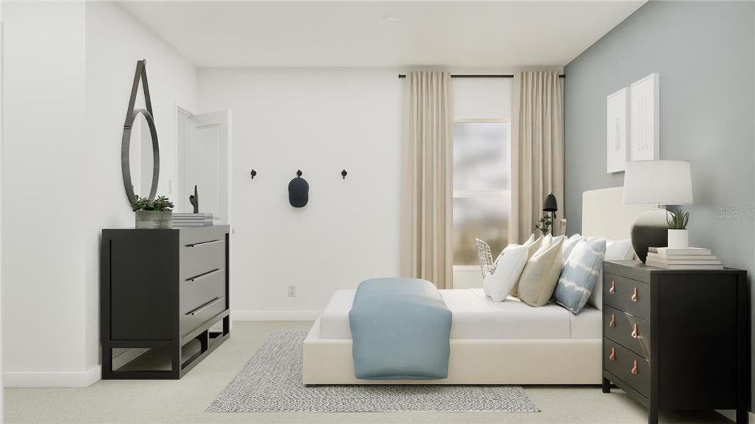 Furnished interior view inside a new home in , Clermont (Image 6).