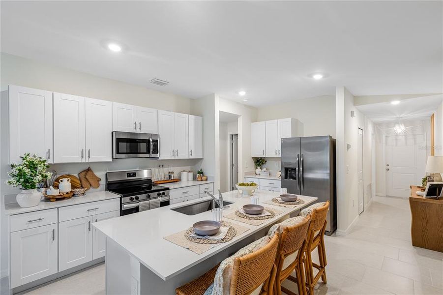 Furnished interior view inside a new home in Rye Ranch, Parrish (Image 37).
