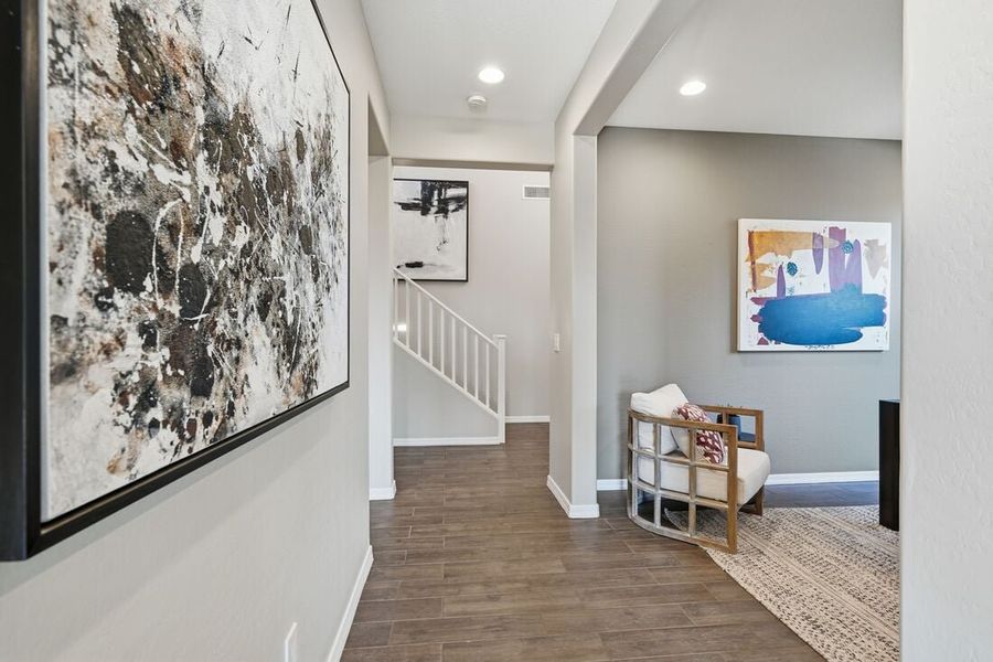 Representative furnished interior of a home built from the Wedgewood by Taylor Morrison in La Mira Discovery Collection, Mesa (Image 6). Representative furnished interior of a home built from the Wedgewood by Taylor Morrison in La Mira Discovery Collection, Mesa (Image 6).