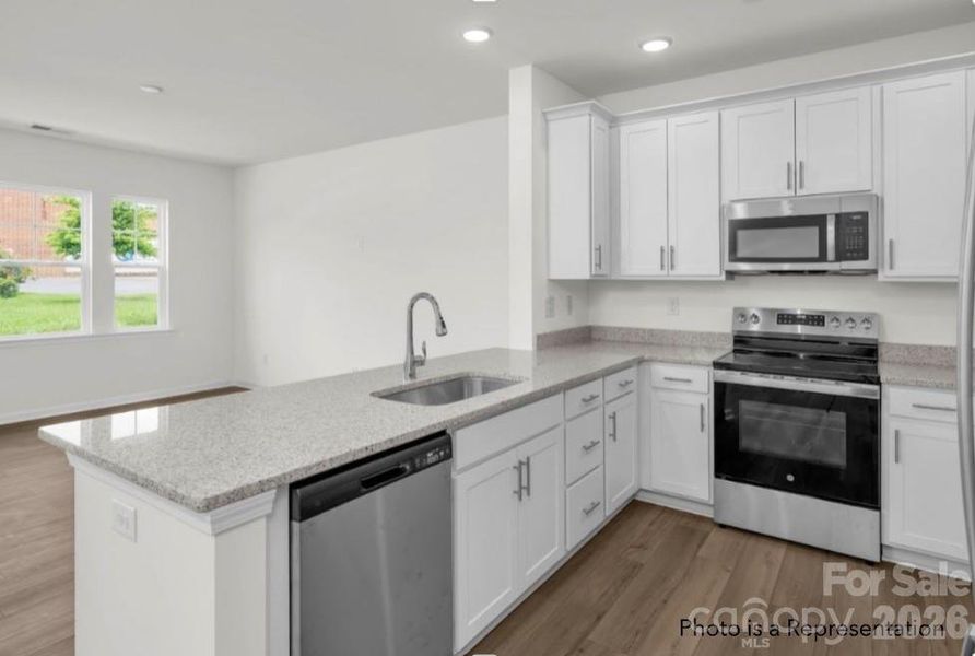 Furnished interior view inside a new home in Sierra Ridge, Gastonia (Image 5).