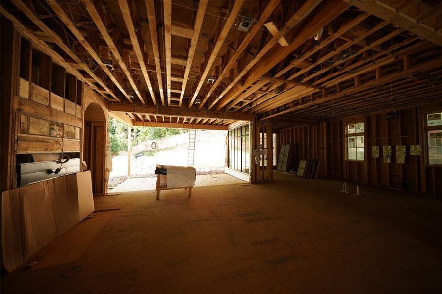 In-progress construction of a new home in Blue Heron Walk, Atlanta, GA (Image 19).