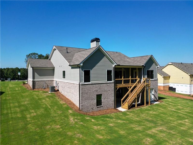 Exterior details and patio area of a home in Riverwalk, Monroe (Image 3).