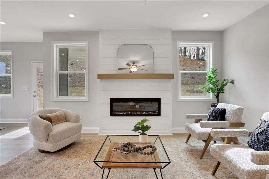 Furnished interior view inside a new home in The Paddocks at Doc Hughes, Buford (Image 17).