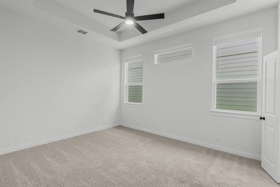 Representative unfurnished interior of a home built from the Sacha by Chesmar Homes in The Crossvine – Garden Homes, Schertz (Image 7).