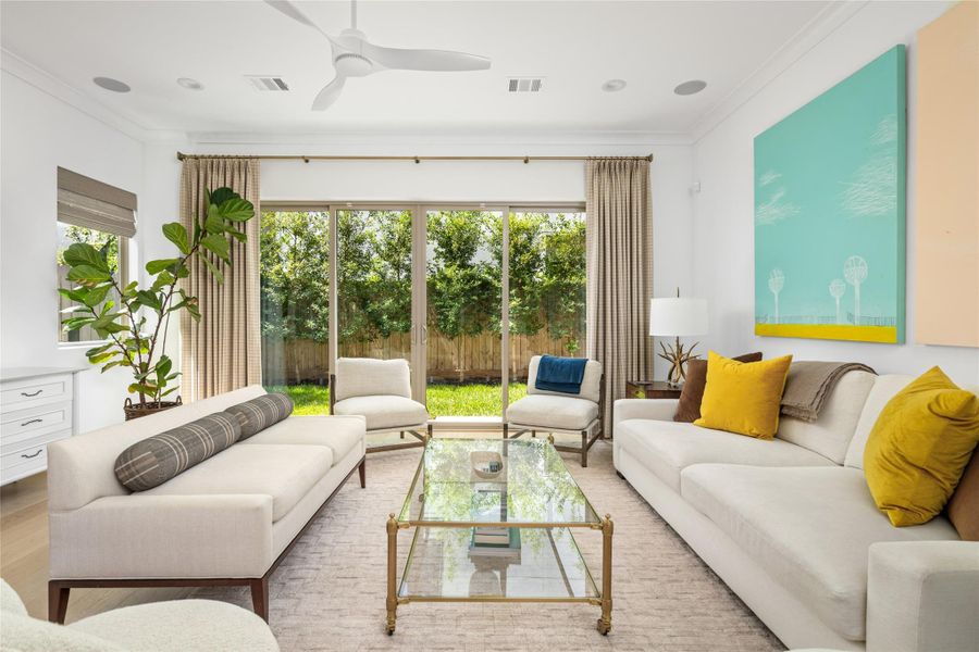 Furnished interior view inside a new home in , Houston (Image 9). Furnished interior view inside a new home in , Houston (Image 9).