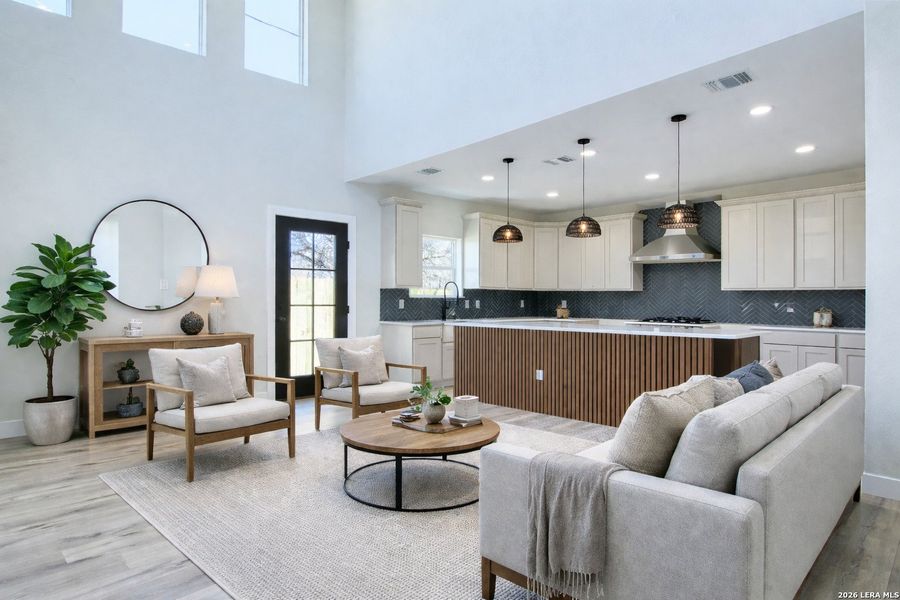 Furnished interior view inside a new home in , San Antonio (Image 11).