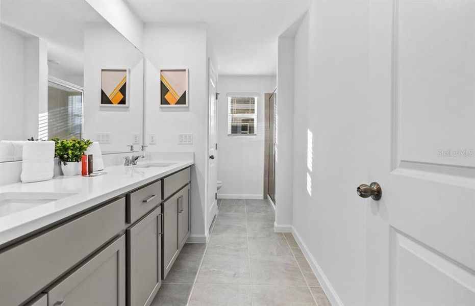 Furnished interior view inside a new home in Solara Resort, Kissimmee (Image 34). Furnished interior view inside a new home in Solara Resort, Kissimmee (Image 34).