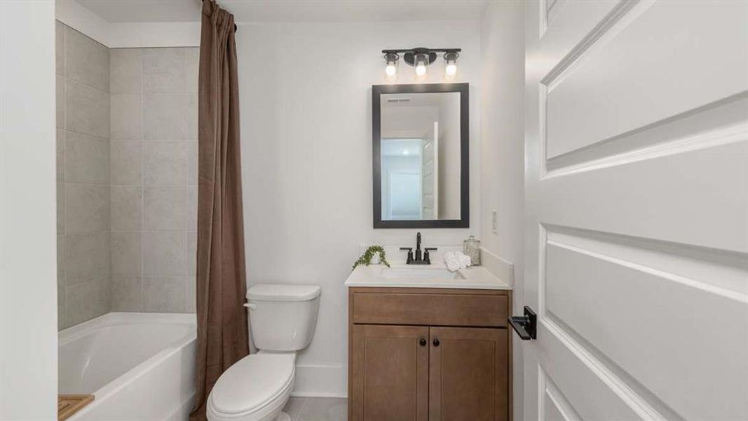 Furnished interior view inside a new home in Overlook at Peachtree Corners, Peachtree Corners (Image 25).
