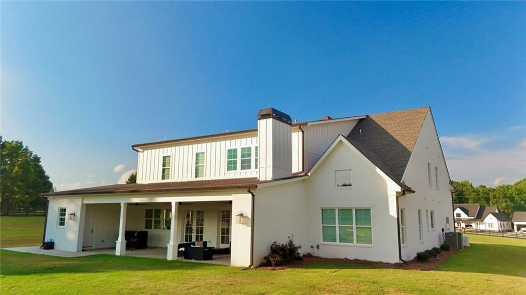 Front exterior of a new home in , Bishop, GA, highlighting curb appeal (Image 34). Front exterior of a new home in , Bishop, GA, highlighting curb appeal (Image 34).