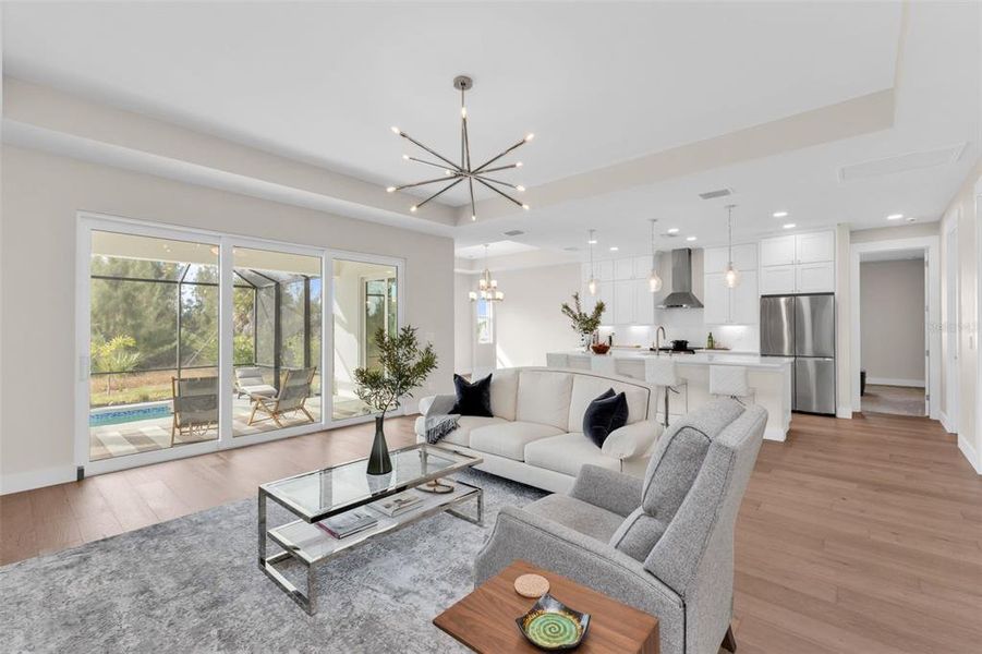 Furnished interior view inside a new home in , Port Charlotte (Image 52). Furnished interior view inside a new home in , Port Charlotte (Image 52).