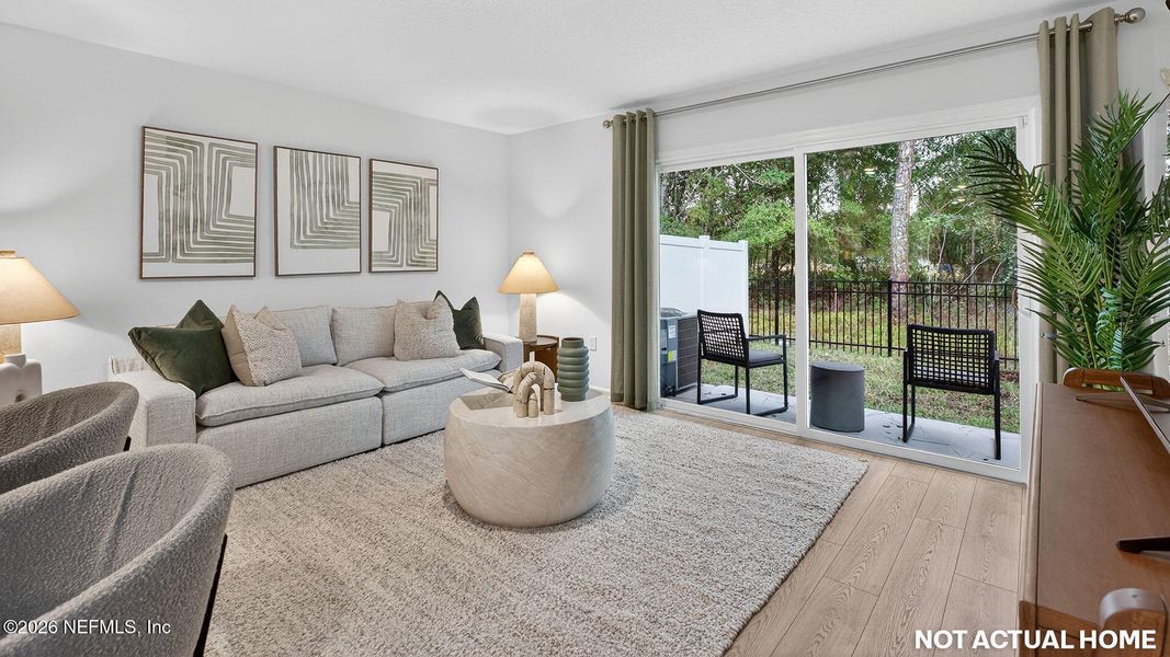 Furnished interior view inside a new home in Hansen Creek, Jacksonville (Image 5).