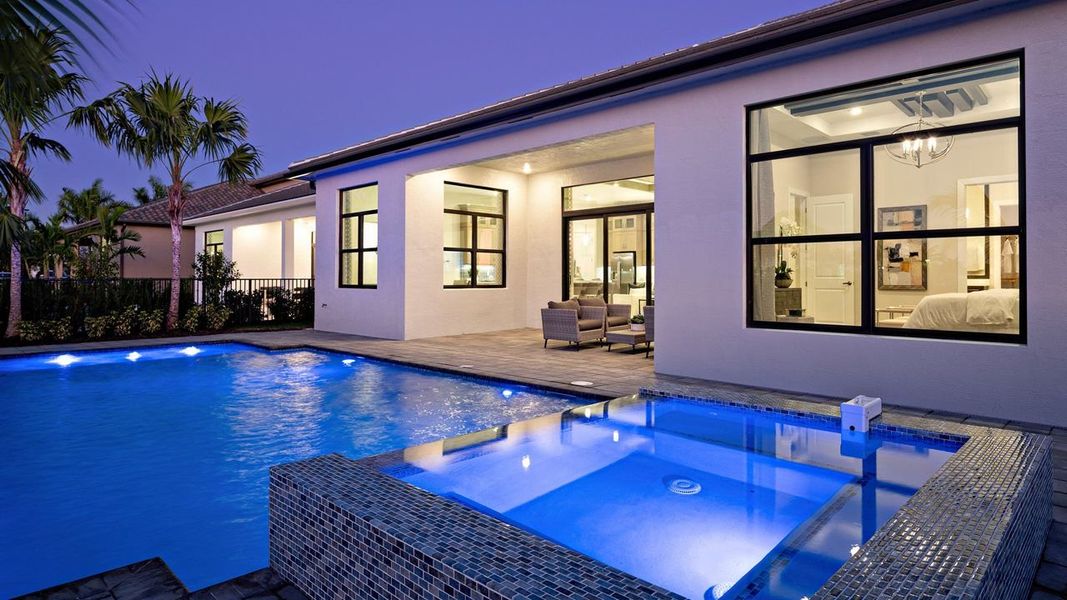 Lanai and pool