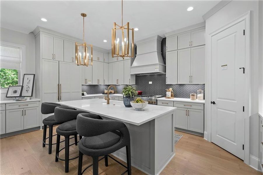 Furnished interior view inside a new home in Laurel View, Suwanee (Image 14).