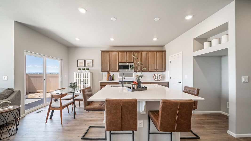 Furnished interior view inside a new home in The Reserve at Green Valley Ranch Aurora, Aurora (Image 6). Furnished interior view inside a new home in The Reserve at Green Valley Ranch Aurora, Aurora (Image 6).