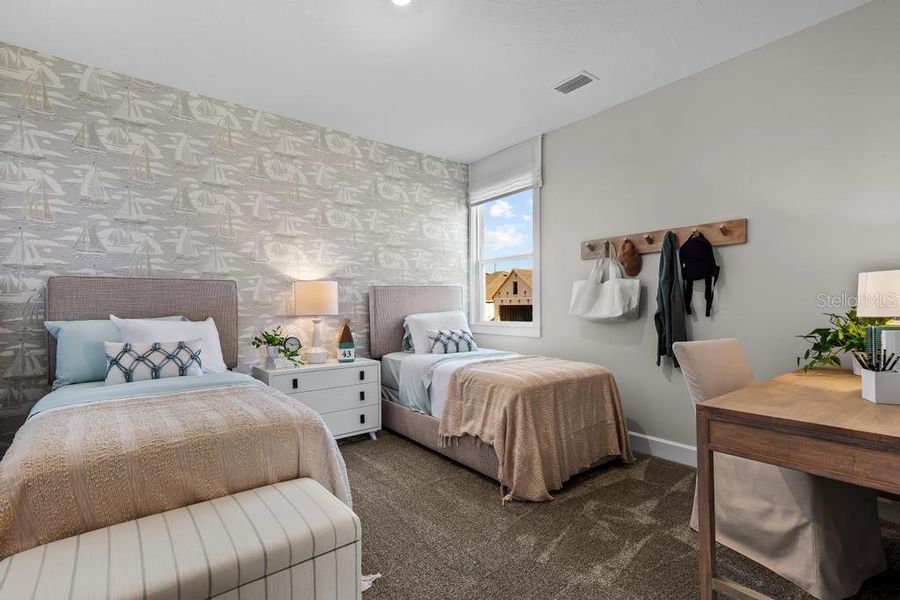 Furnished interior view inside a new home in The Cypress Series at Reserve East, Flagler Beach (Image 25).