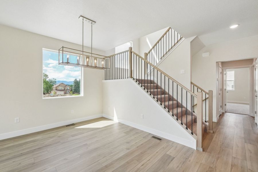 Spacious, unfurnished interior of a new home in Pony Park, Colorado Springs (Image 25). Spacious, unfurnished interior of a new home in Pony Park, Colorado Springs (Image 25).