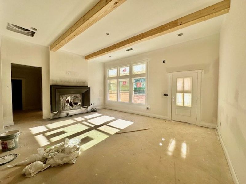 In-progress construction of a new home in Kimbell Acres, Pine Mountain, GA (Image 6).