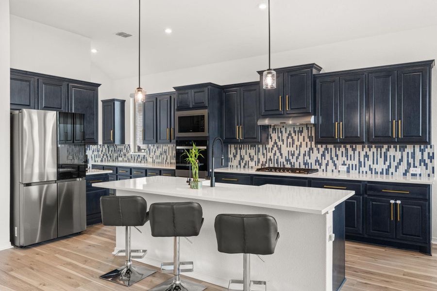 Furnished interior view inside a new home in Santa Rita Ranch, Liberty Hill (Image 15).