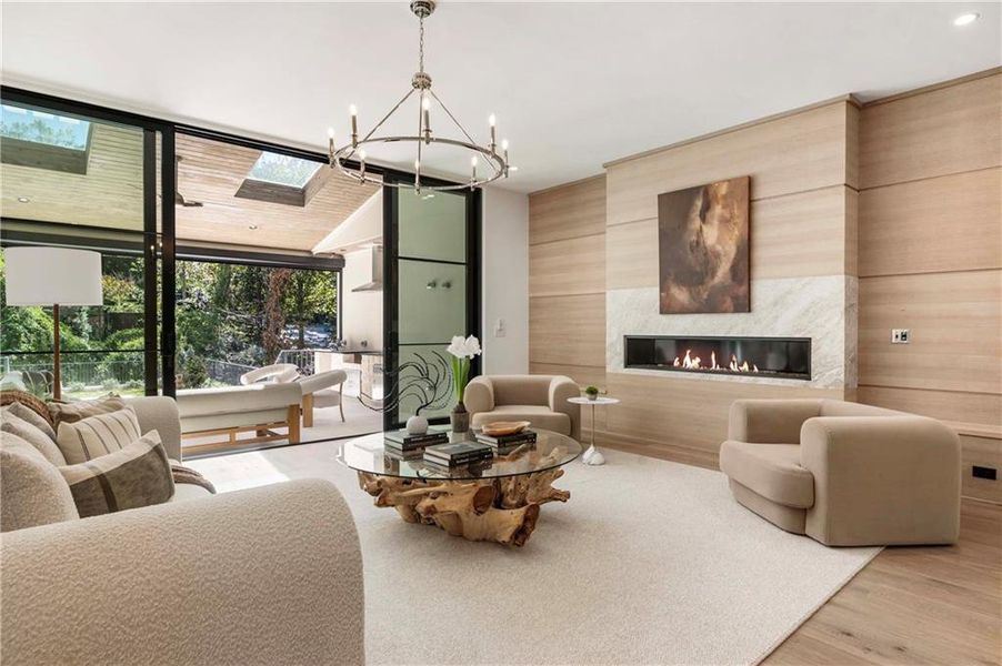 Furnished interior view inside a new home in , Sandy Springs (Image 12). Furnished interior view inside a new home in , Sandy Springs (Image 12).