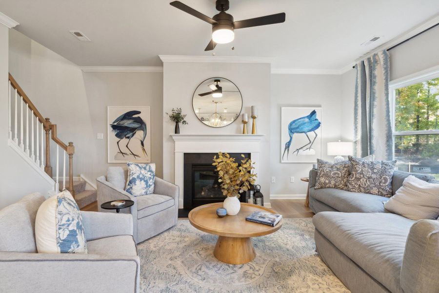 Furnished interior view inside a new home in , Summerville (Image 16).