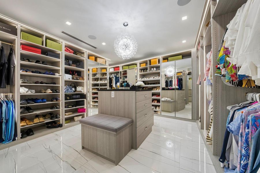 Furnished interior view inside a new home in , Lighthouse Point (Image 40).