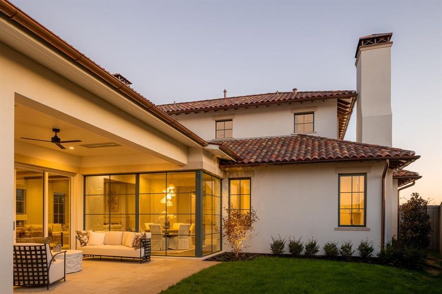 Exterior details and patio area of a home in , Frisco (Image 4).