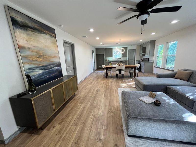 Furnished interior view inside a new home in , Dallas (Image 9).