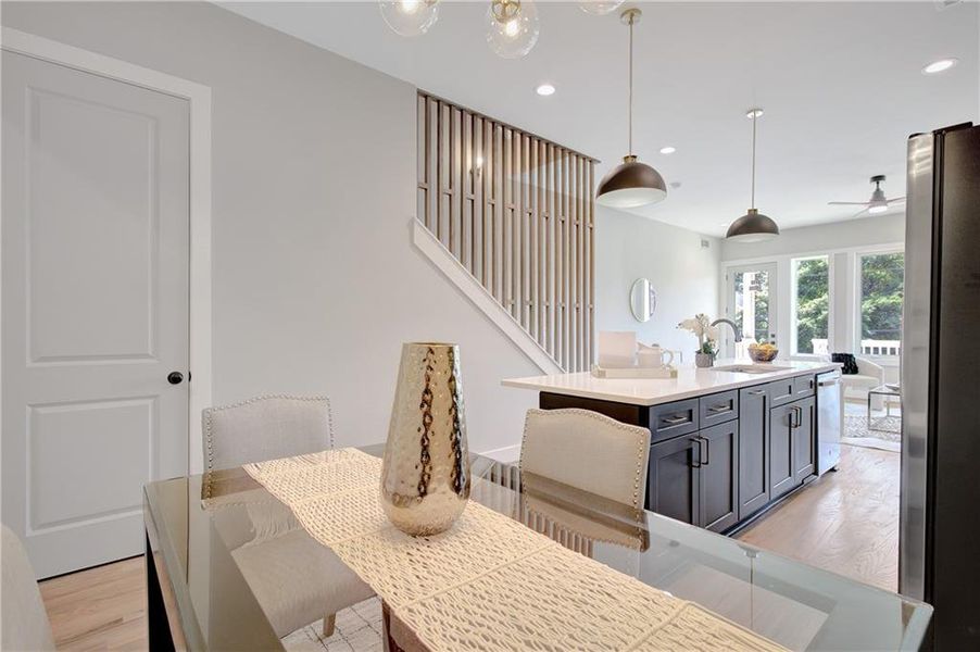 Furnished interior view inside a new home in , Atlanta (Image 11).