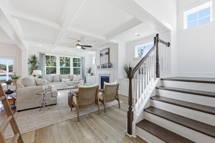 Furnished interior view inside a new home in , Summerville (Image 15).
