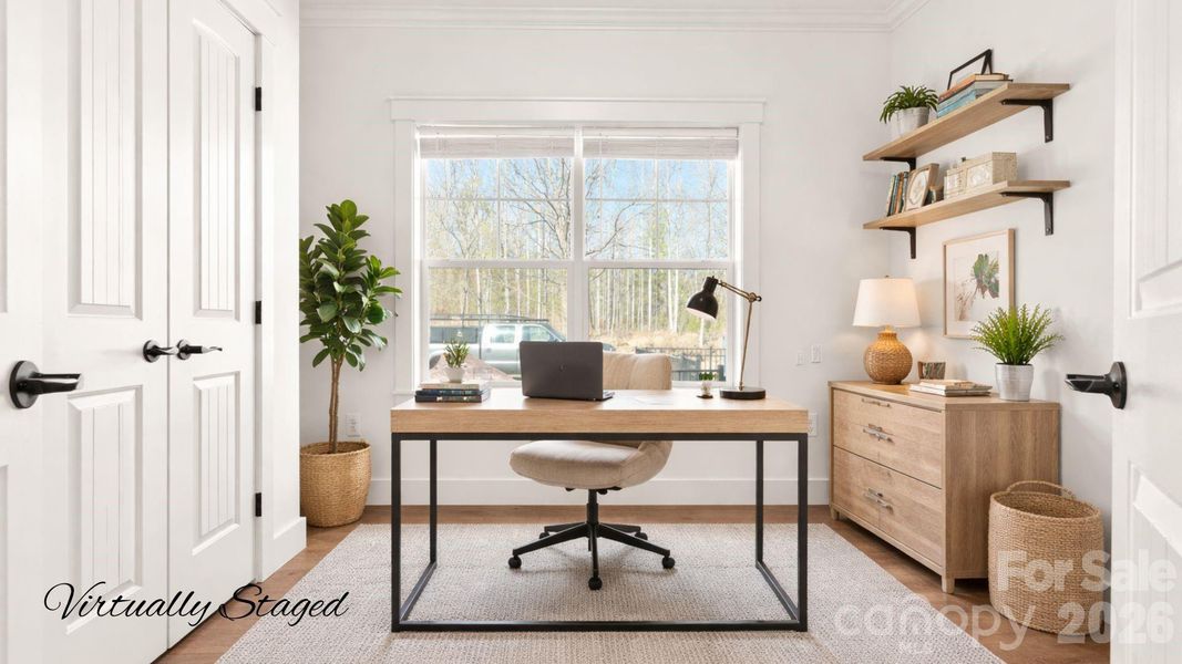 Furnished interior view inside a new home in , Hendersonville (Image 15).