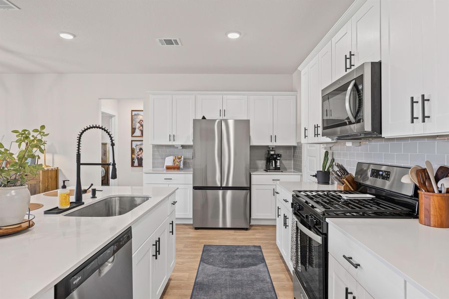 Furnished interior view inside a new home in Hartland Ranch, Lockhart (Image 13). Furnished interior view inside a new home in Hartland Ranch, Lockhart (Image 13).