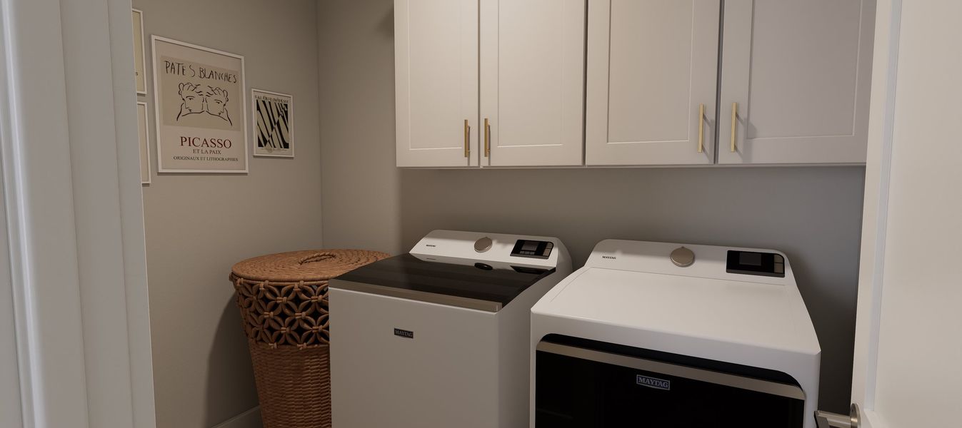 Representative interior finishes for a home built from the Bella by Baker Residential in Atwater Station - Village Collection, Fuquay Varina (Image 21).