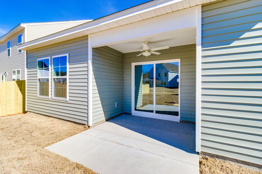 Exterior details and patio area of a home in Bluefield, Lexington (Image 3).