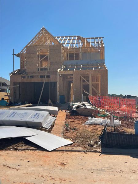 In-progress construction of a new home in Garden Glen at Clopton Farms, Montgomery, TX (Image 16).