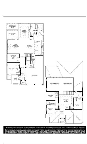 2D floor plan layout of this home in Bridgeland, Cypress, TX (Image 2). 2D floor plan layout of this home in Bridgeland, Cypress, TX (Image 2).
