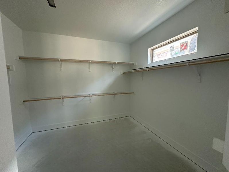 Walk-in closet in Primary Bedroom