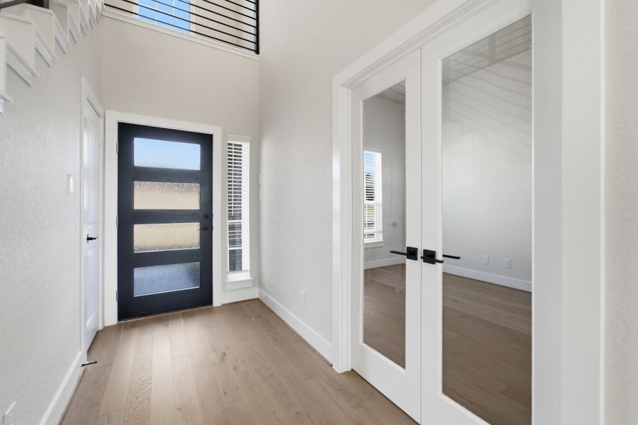 Spacious, unfurnished interior of a new home in The Woodlands at Medina Hills, Mico (Image 19).