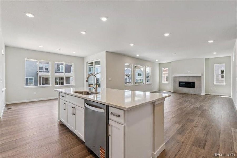Furnished interior view inside a new home in Prestige Collection at Parkdale Commons, Lafayette (Image 10).