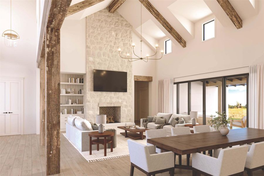 Furnished interior view inside a new home in , Dripping Springs (Image 6). Furnished interior view inside a new home in , Dripping Springs (Image 6).