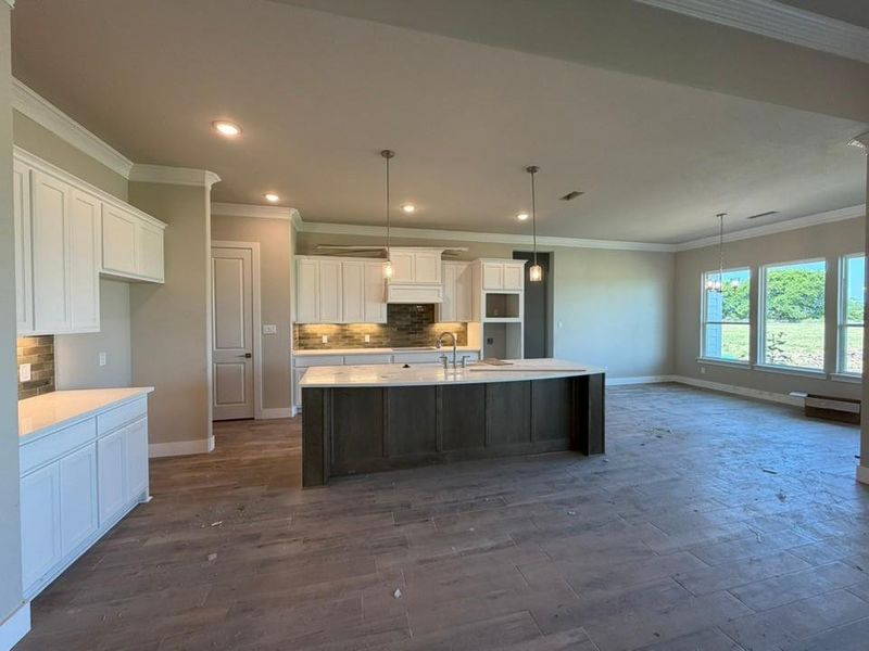 Furnished interior view inside a new home in Rocky Top, Krum (Image 4). Furnished interior view inside a new home in Rocky Top, Krum (Image 4).