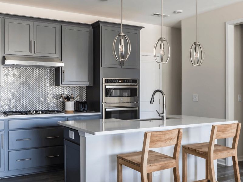 Representative furnished interior of a home built from the Anne by Tri Pointe Homes in Grahym at Southbridge, Fort Mill (Image 10).