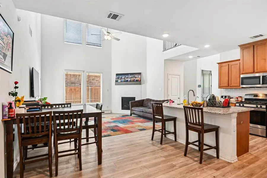 Furnished interior view inside a new home in , Garland (Image 6). Furnished interior view inside a new home in , Garland (Image 6).