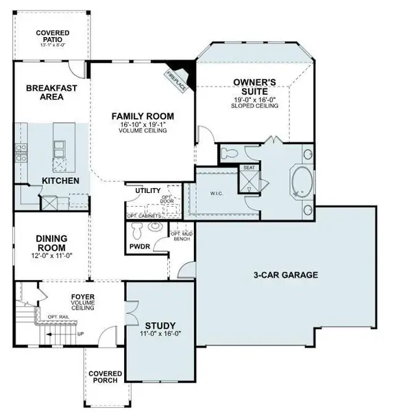 2D floor plan layout of this home in Berryknoll, Montgomery, TX (Image 4). 2D floor plan layout of this home in Berryknoll, Montgomery, TX (Image 4).