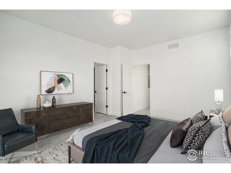 Furnished interior view inside a new home in , Loveland (Image 9). Furnished interior view inside a new home in , Loveland (Image 9).