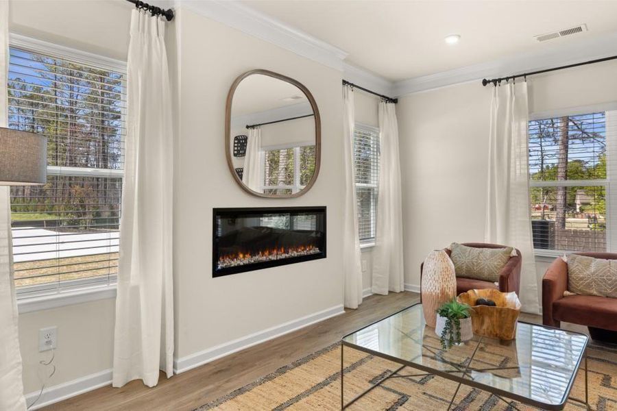 Furnished interior view inside a new home in Sanders Park, Austell (Image 25).